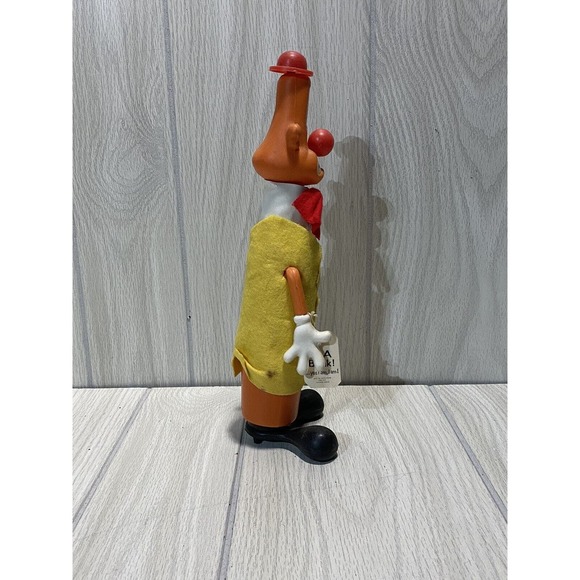 Vintage SNP Clown Bowling Pin Shaped Plastic 12" Bank Hong Kong - Picture 6 of 9